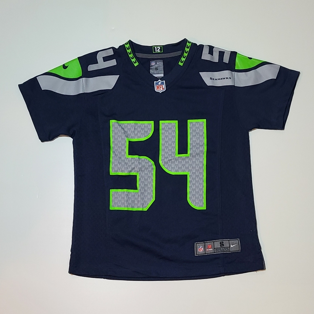 Seattle Seahawks Bobby Wagner Nike On Field #54 Kids Youth Jersey Size Small 8